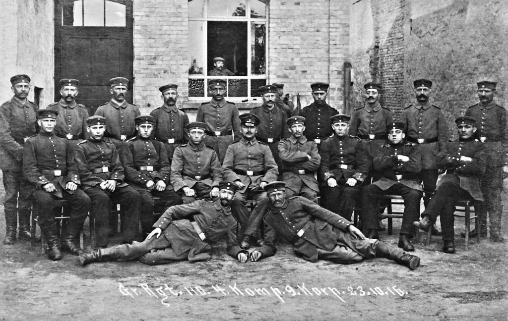 Grenadier-Regiment 110, 4. Kompanie, 9. Korps, 23.10.1916