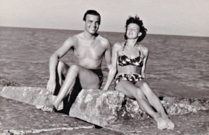 Rimini, Italien - August 1956