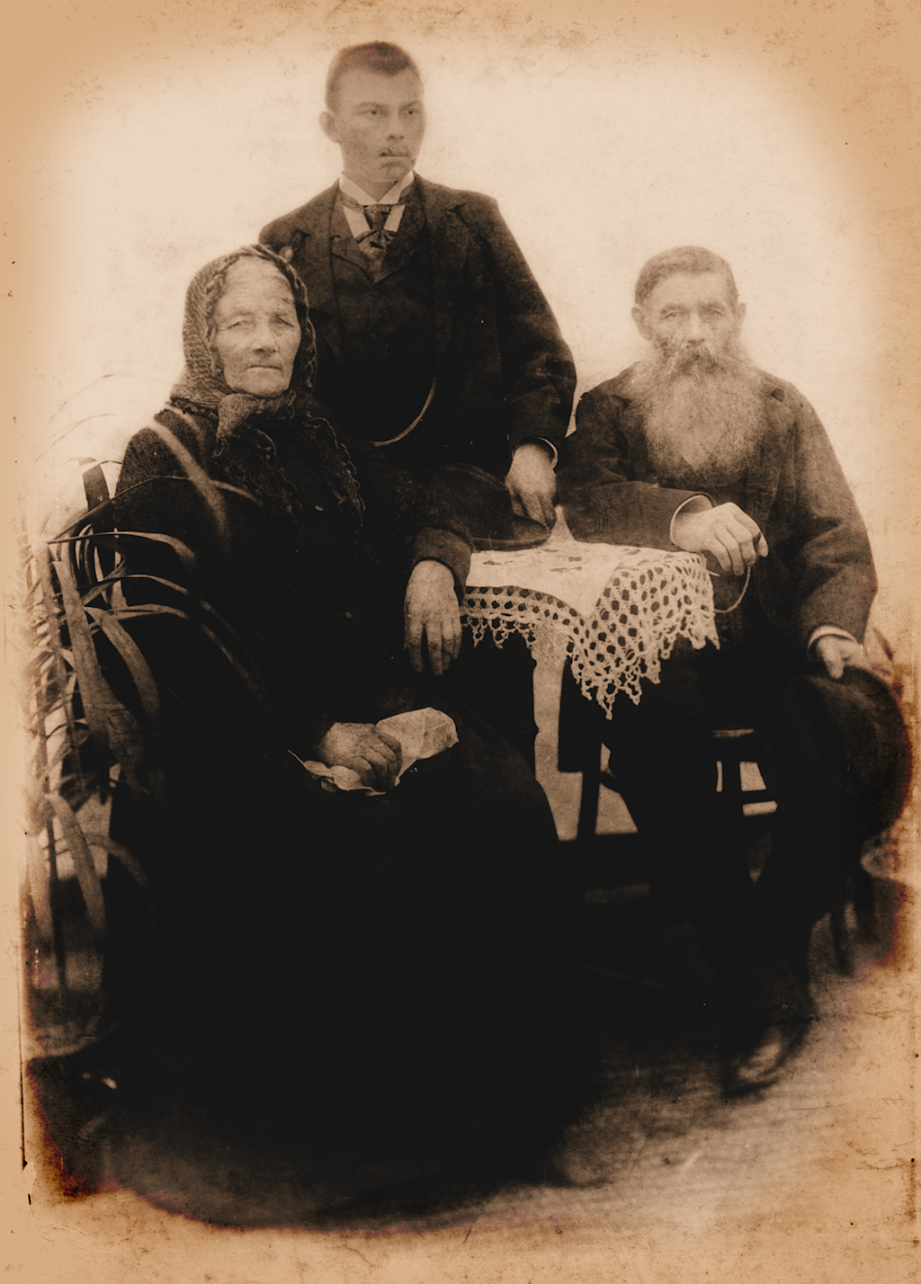 Familienfoto, ca. 1890