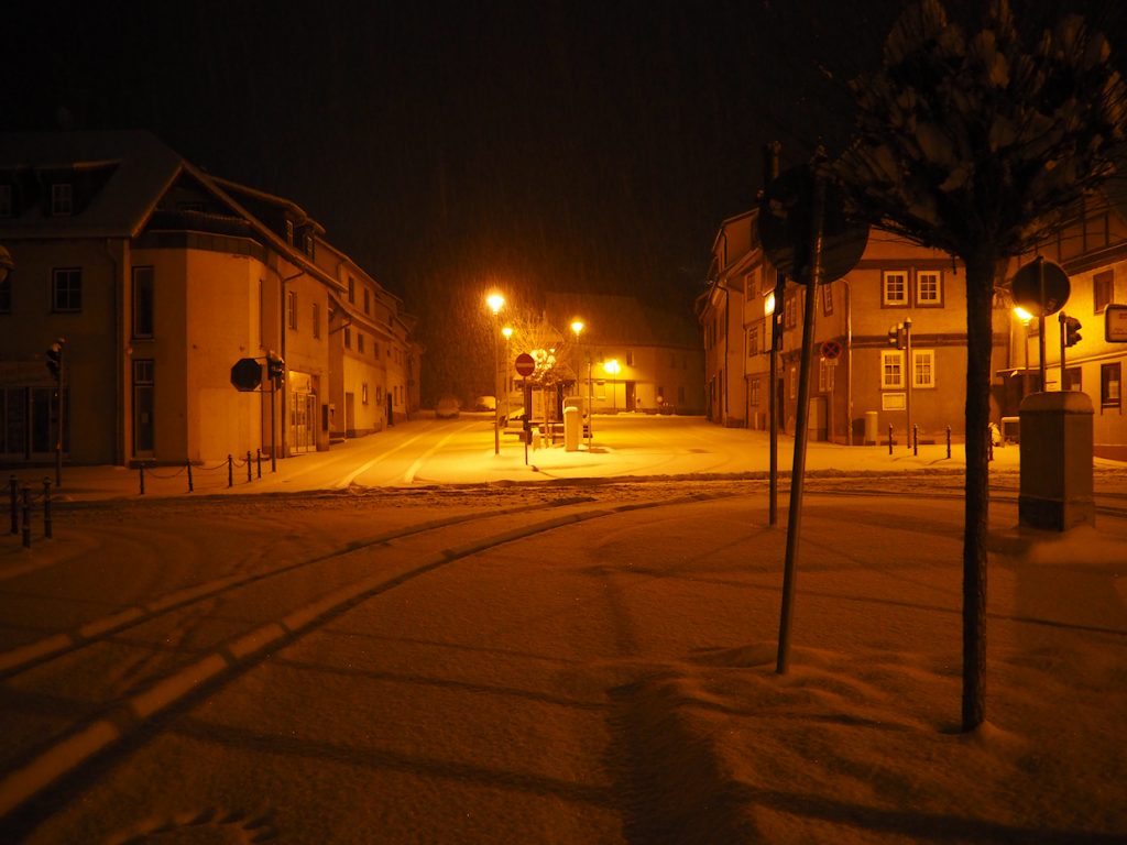 Wasungen im Schnee