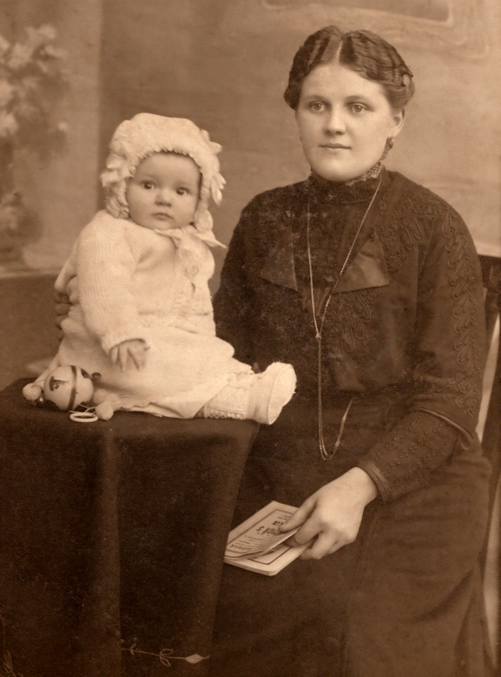 Baby mit Mutter, Paul Zagora, 1912