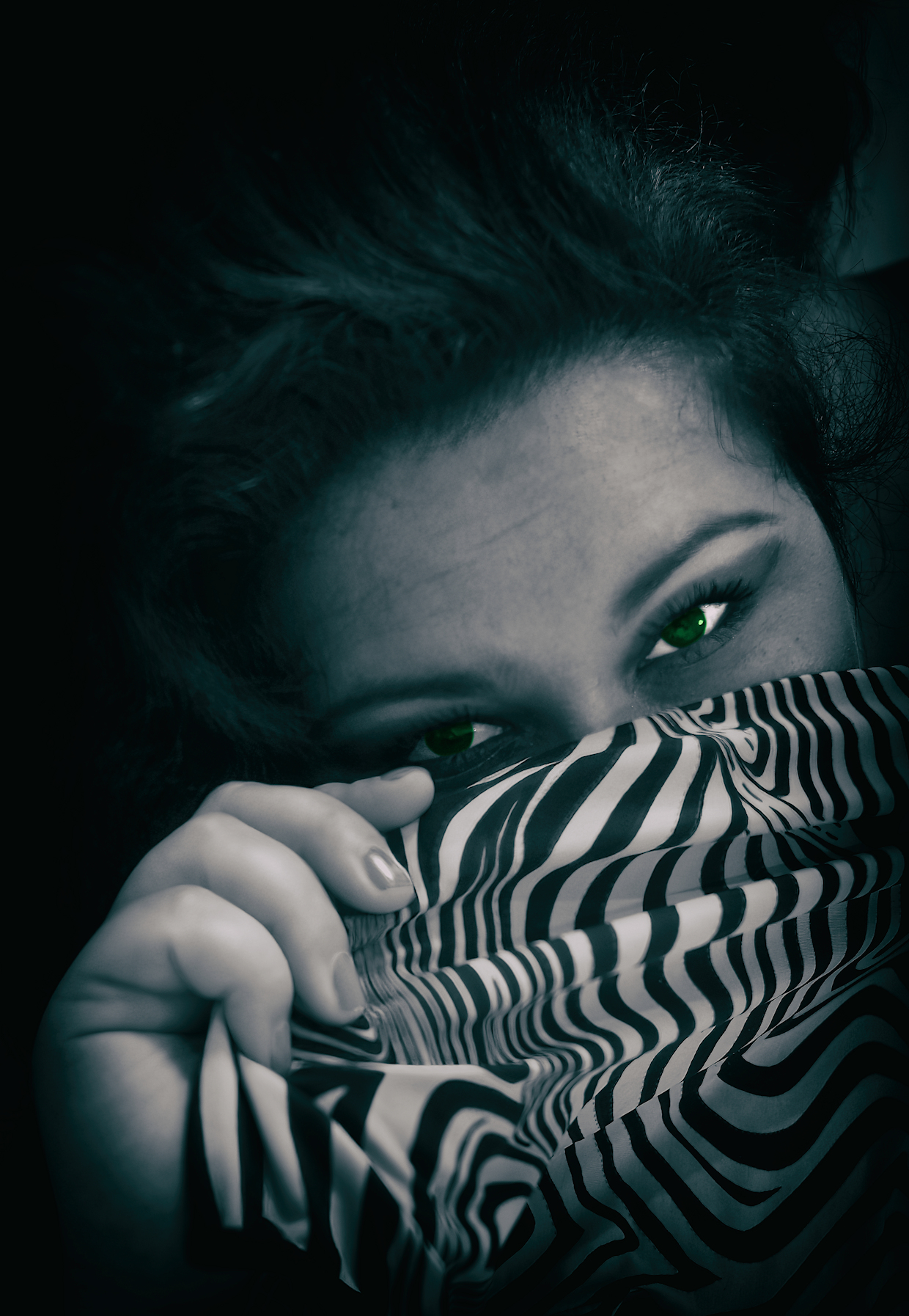 Portrait: Grüne Augen