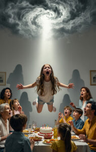Poltergeist auf einer Geburtstagsfeier