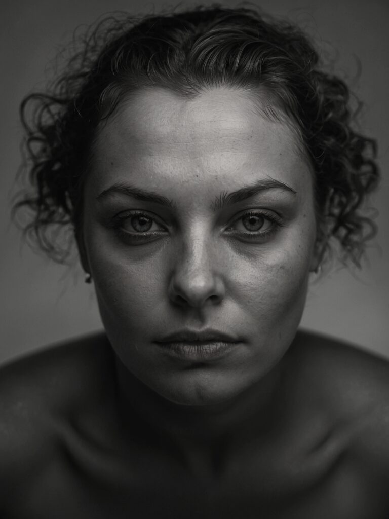 Monochromes Portrait