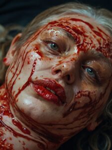 Blutiges Portrait