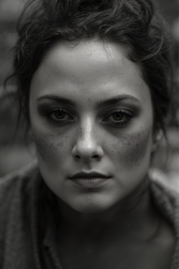 Monochromes Portrait