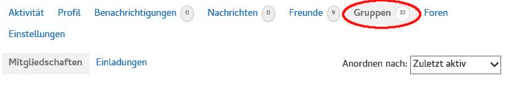 Übersicht Profil